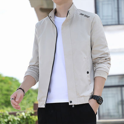 Men's Stand Collar Casual Jacket