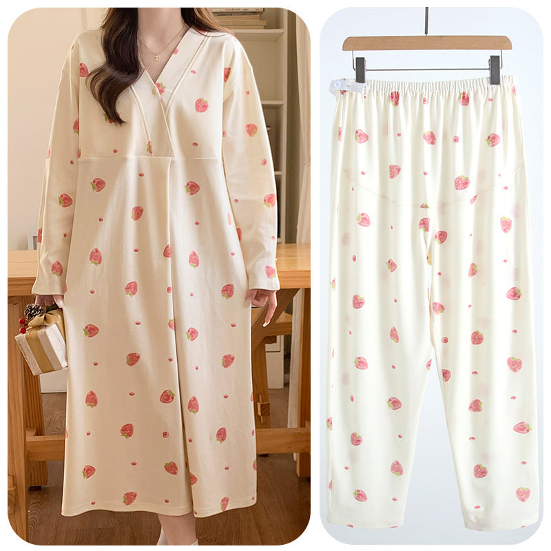 Postpartum sleep gown