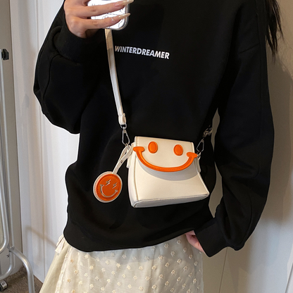 Smiley Cartoon Small Square Bag