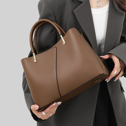 Fashion PU Crossbody Tote Bag with Multiple Pockets