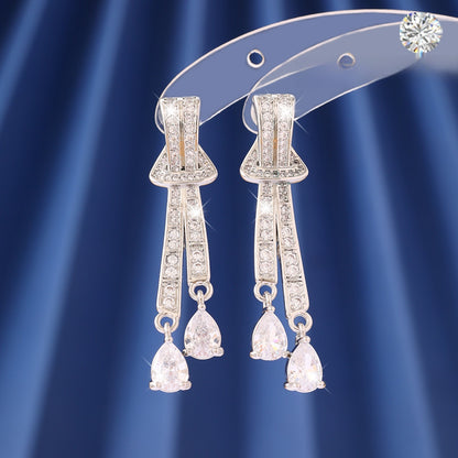 Stylish and sophisticated teardrop earrings