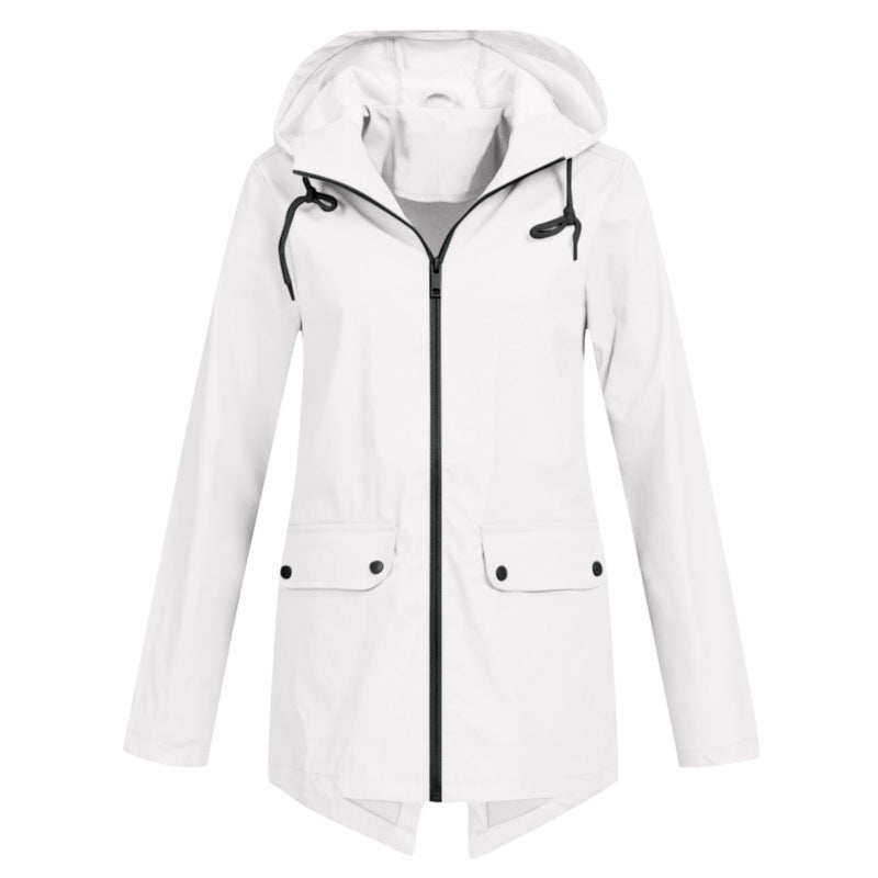 Lightweight Hooded Windproof Jacket for Women