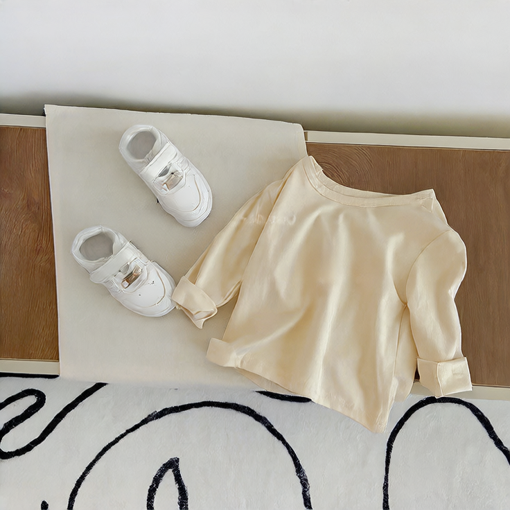 Spring and Autumn Cotton Base Shirt