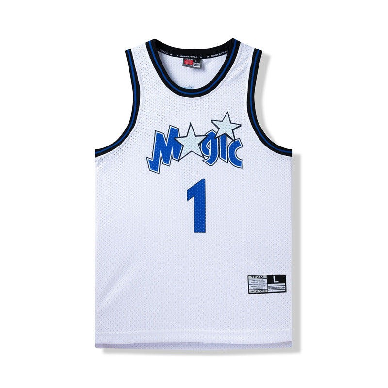 American Retro Mesh Jersey Iverson Maddie Kobe Curry Butler James Digital Print Basketball Vest
