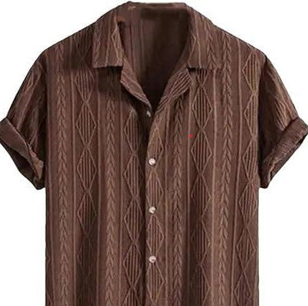 Mens Skull Print Short Sleeve Shirt