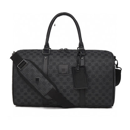 Chessboard diagonal crossbody bag