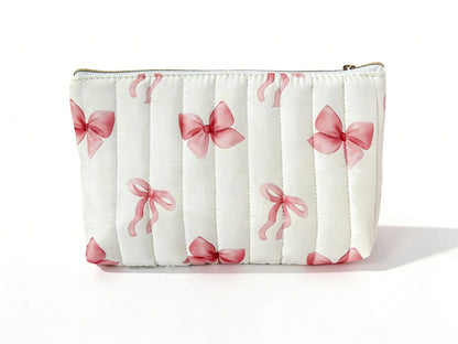 l Floral Fabric Cosmetic Bag