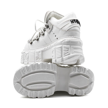 Extra-thick bottom punk boots