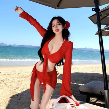 Women's Long Sleeve Bikini Set