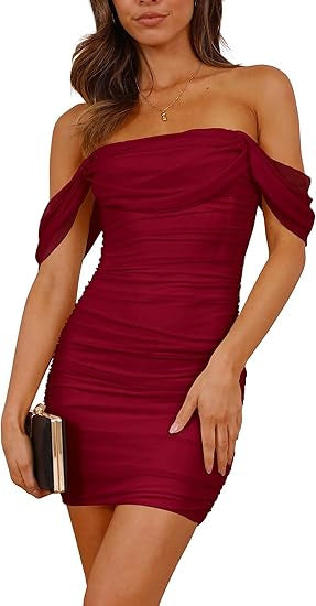 Off-Shoulder Bodycon Party Dress