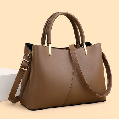 Fashion PU Crossbody Tote Bag with Multiple Pockets
