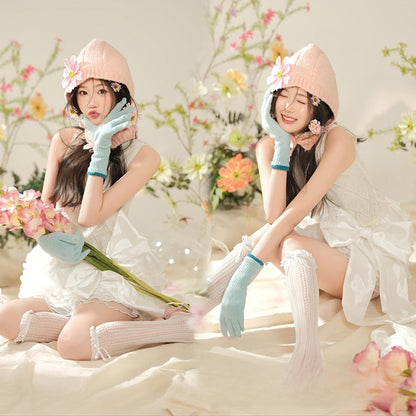 Photo Studio Spring Theme Long Dress