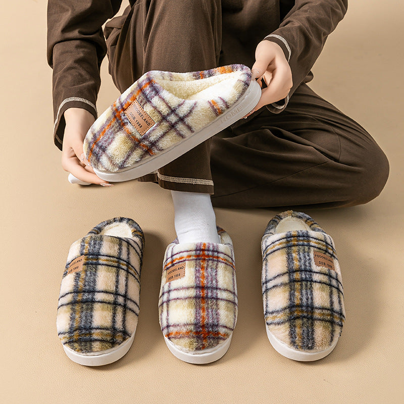 Winter Plush Non-Slip Indoor Slippers