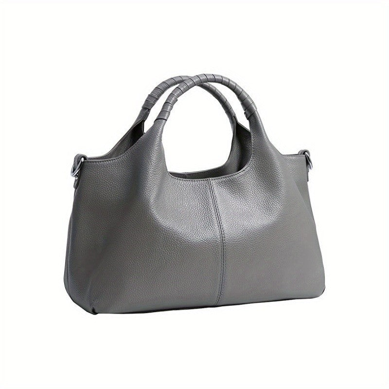 Fashionable Soft Leather Crossbody Tote Bag for Women