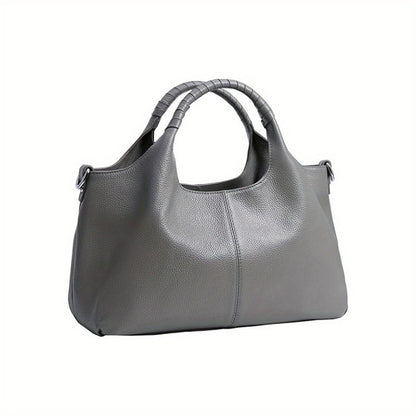 Fashionable Soft Leather Crossbody Tote Bag for Women