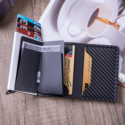 Magnetic RFID Blocking Card Holder Wallet