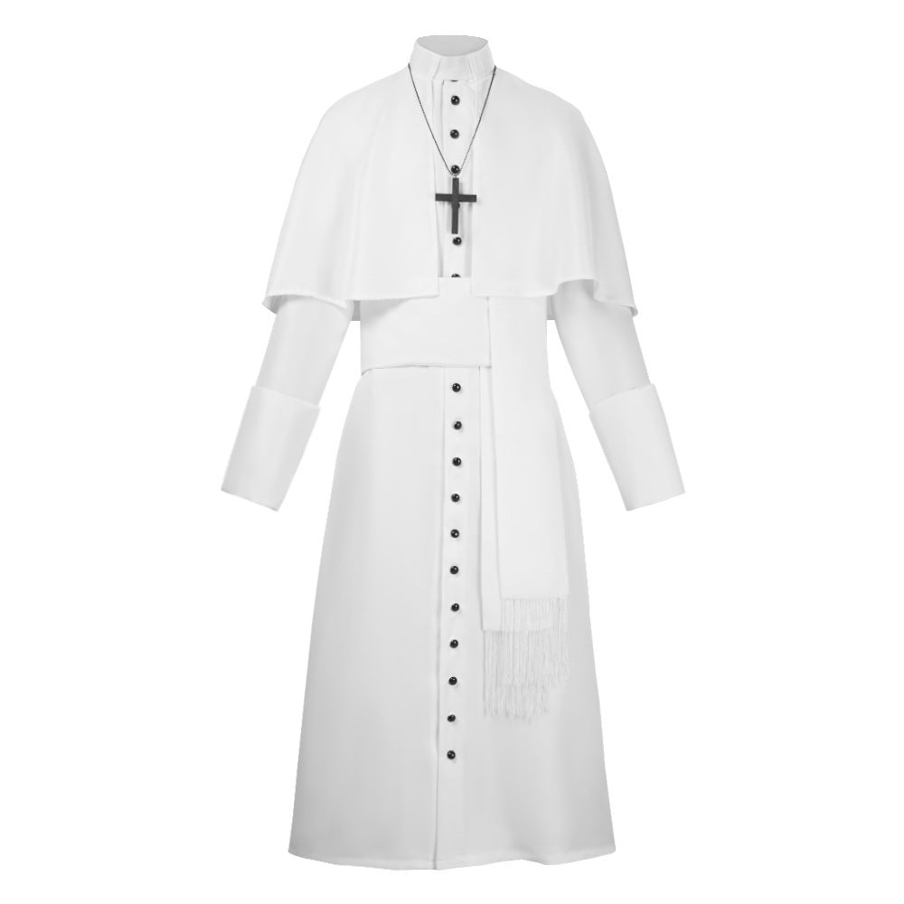 Medieval Priest Cosplay Robe Costume