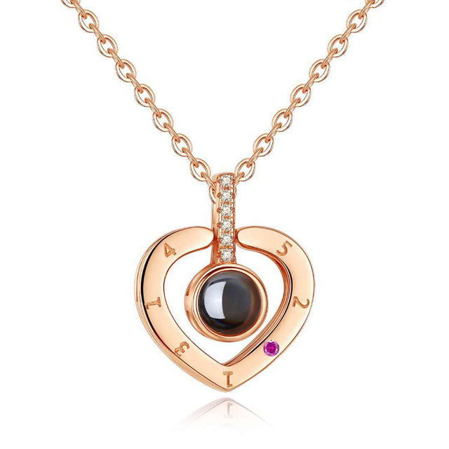 Multilingual Love Message Necklace
