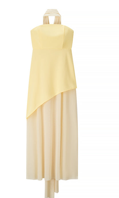 Strapless Sleeveless Long Dress