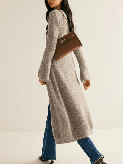 French Retro Long Sleeve Knitted Cardigan