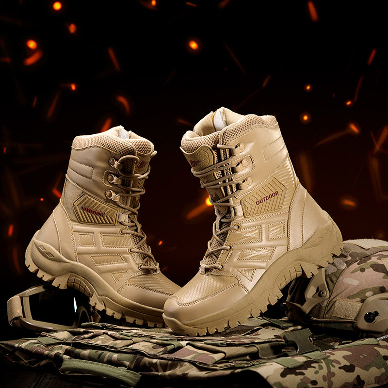High-top tactical boots