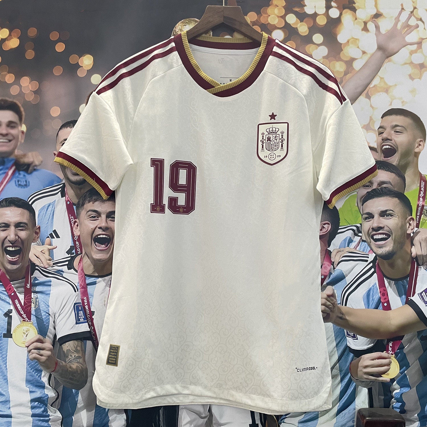 2026 Yamal Same Style Men's and Women's Home Short-Sleeved Football Uniform