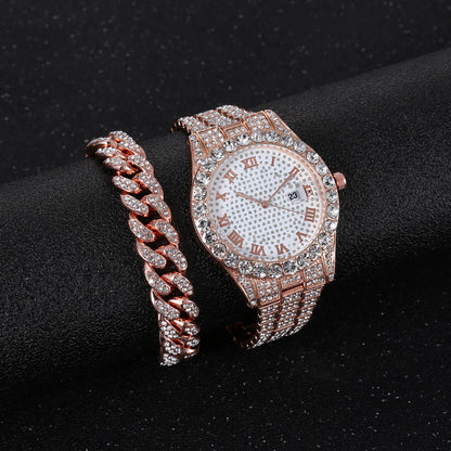 Full Diamond Watch Bracelet