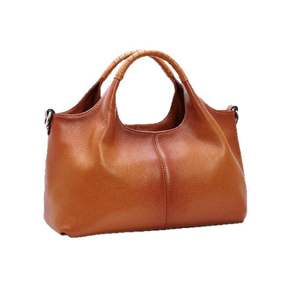 Fashionable Soft Leather Crossbody Tote Bag for Women