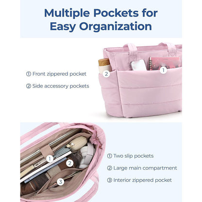 Large Capacity Women's Tote Bag Multi-compartment Shoulder Bag