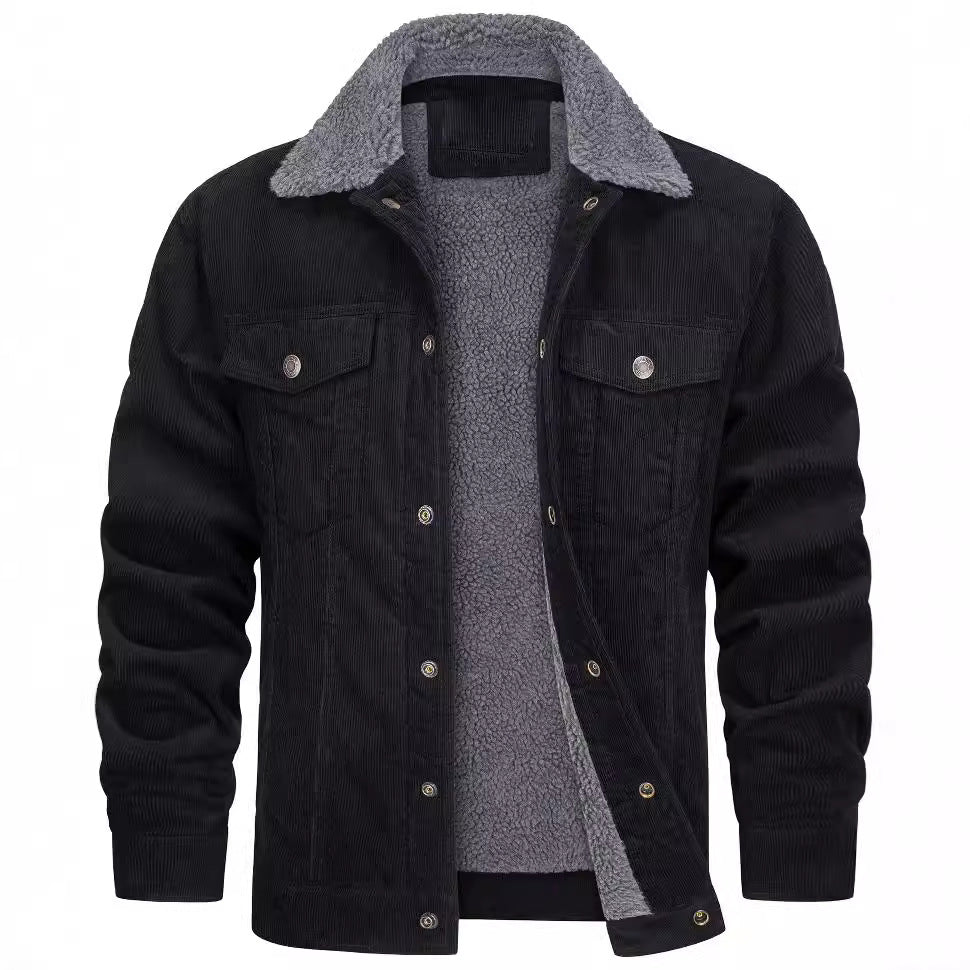 Mens Corduroy Jacket with Wool Liner