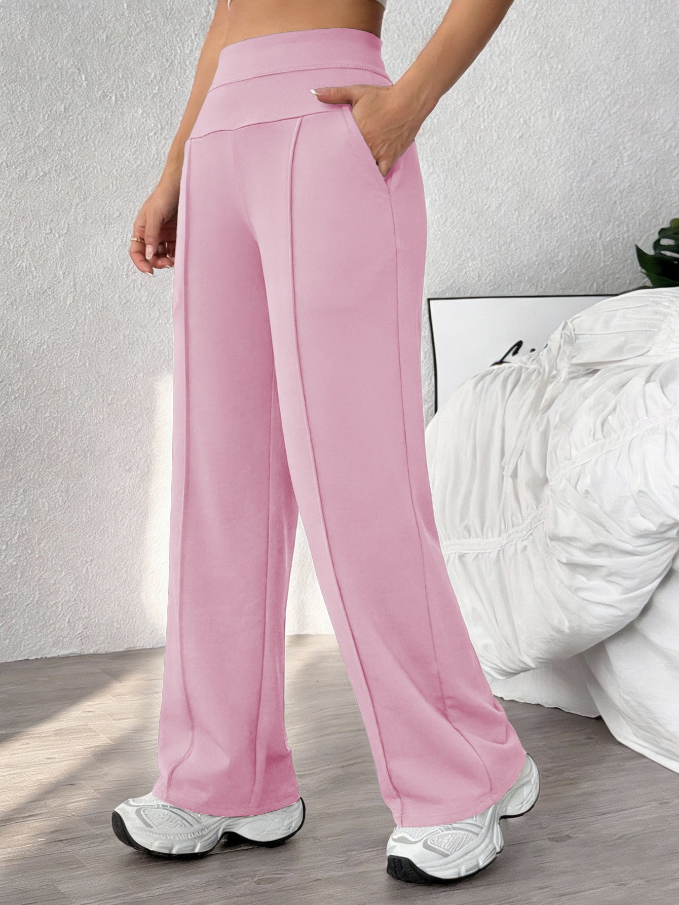 Womens Straight-Leg Fitness Yoga Pants