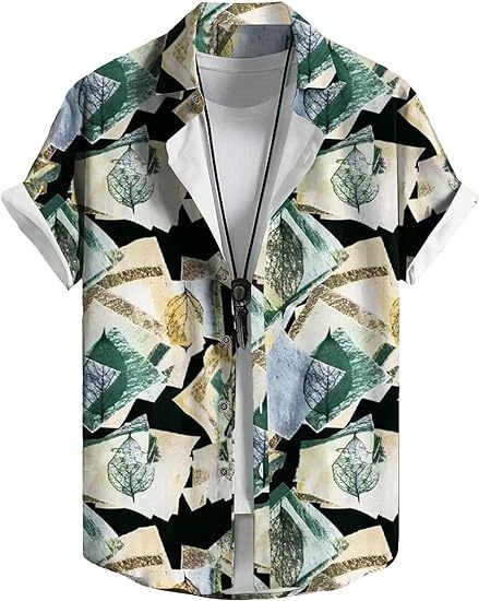 printing buckle short sleeve