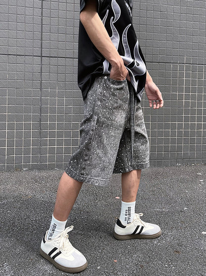 Hip-Hop Denim Shorts
