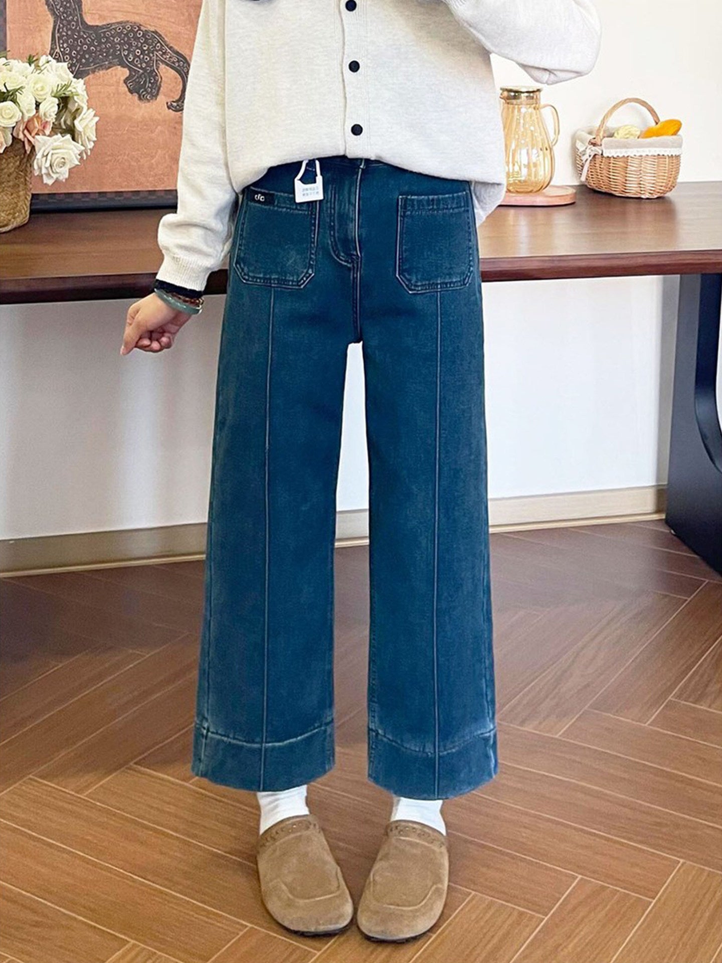 Womens Denim Trousers