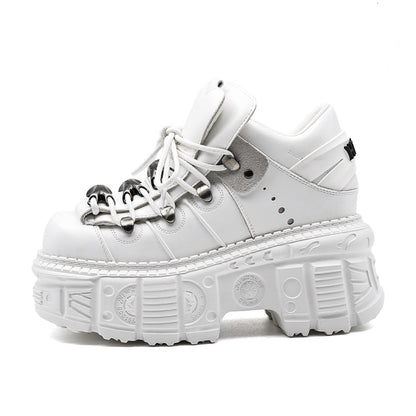 Extra-thick bottom punk boots