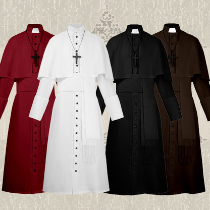 Medieval Priest Cosplay Robe Costume
