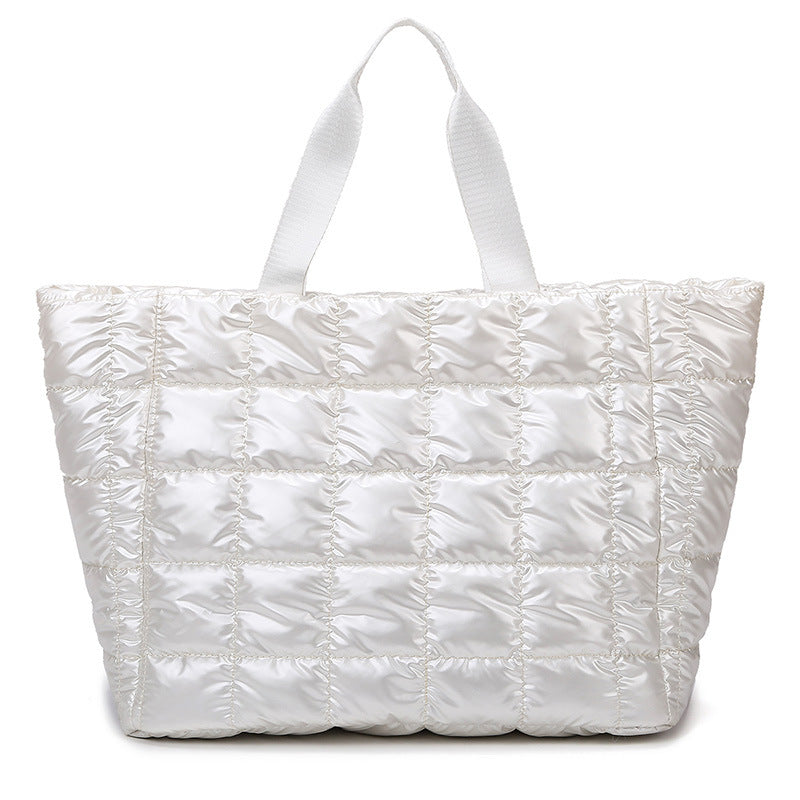 Pearlescent Two-Sided Dry-Wet Separation Tote Bag