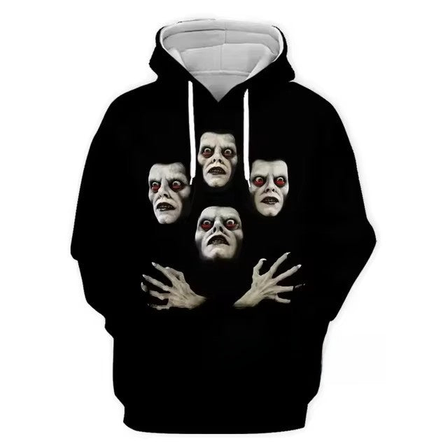 3d digital printing street men's crown sweatshirt