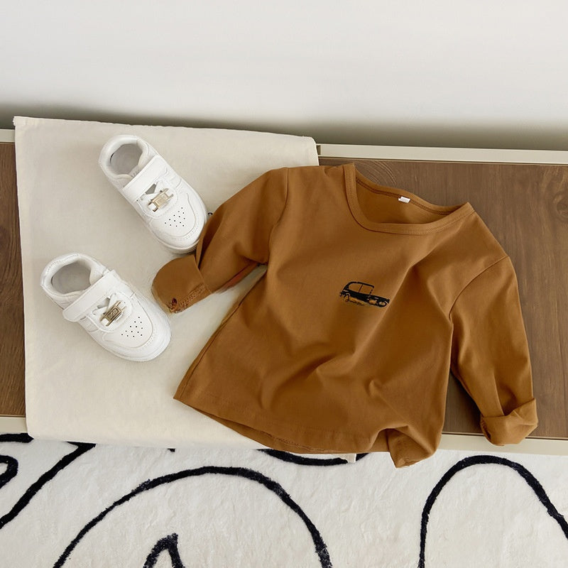 Spring and Autumn Cotton Base Shirt