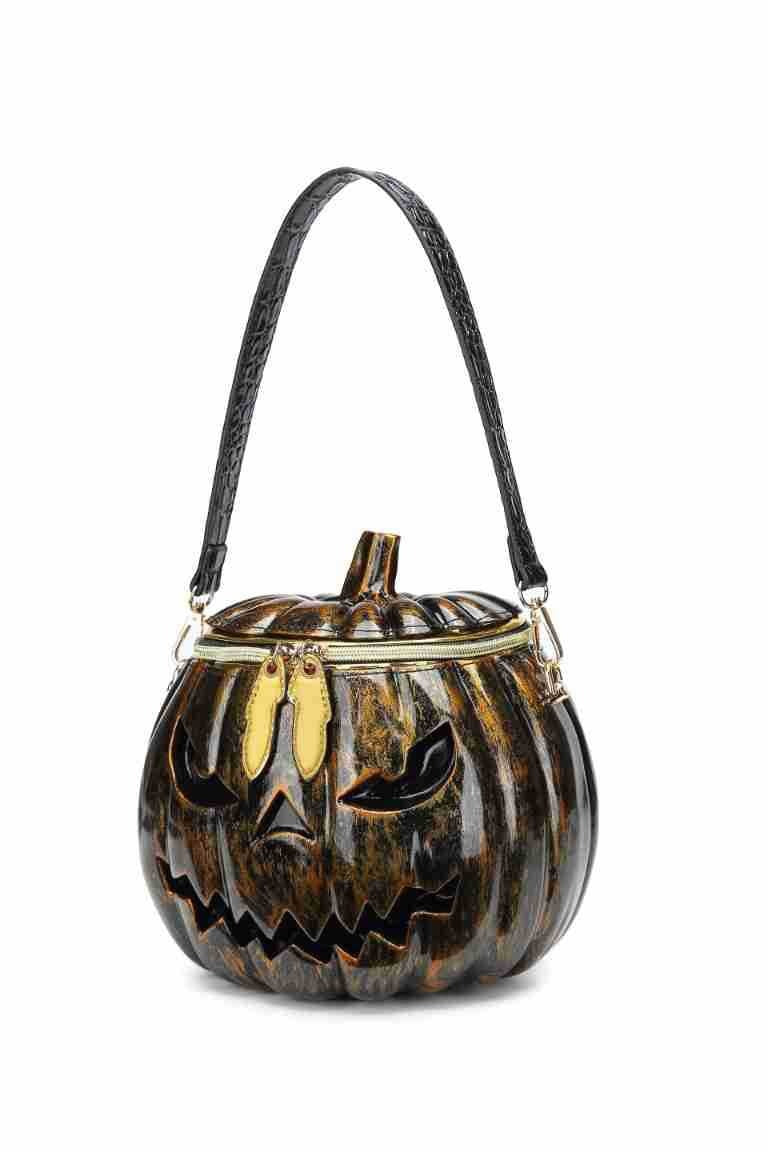 3D Pumpkin Head Shoulder Bag