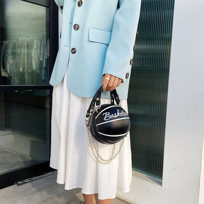 Sporty Round Crossbody Bag