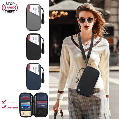 RFID Blocking Passport Wallet