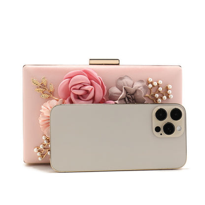 Stylish floral evening bag