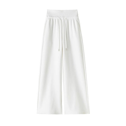 Womens High Waist Wide Leg Sweatpants