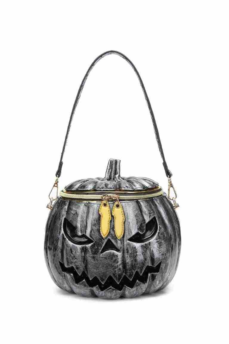 3D Pumpkin Head Shoulder Bag