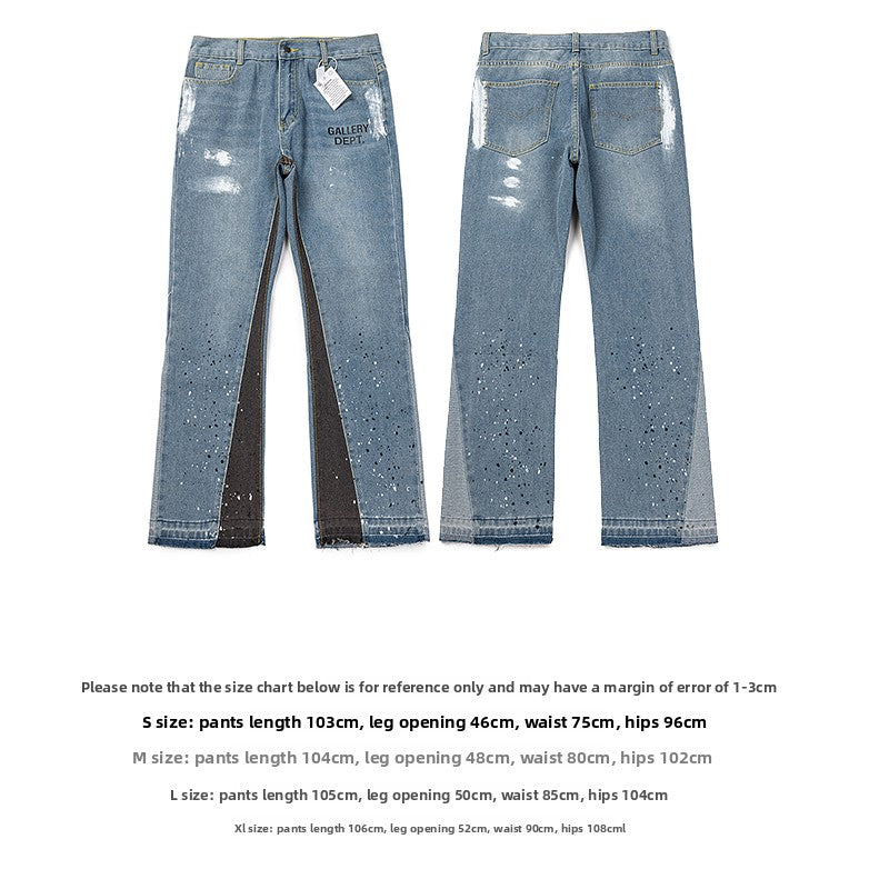 Men's flared jeans