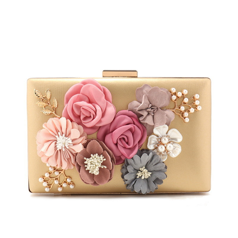 Stylish floral evening bag