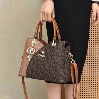 Women PU Leather Crossbody Tote Bag
