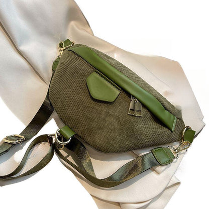 Corduroy Crossbody Bag