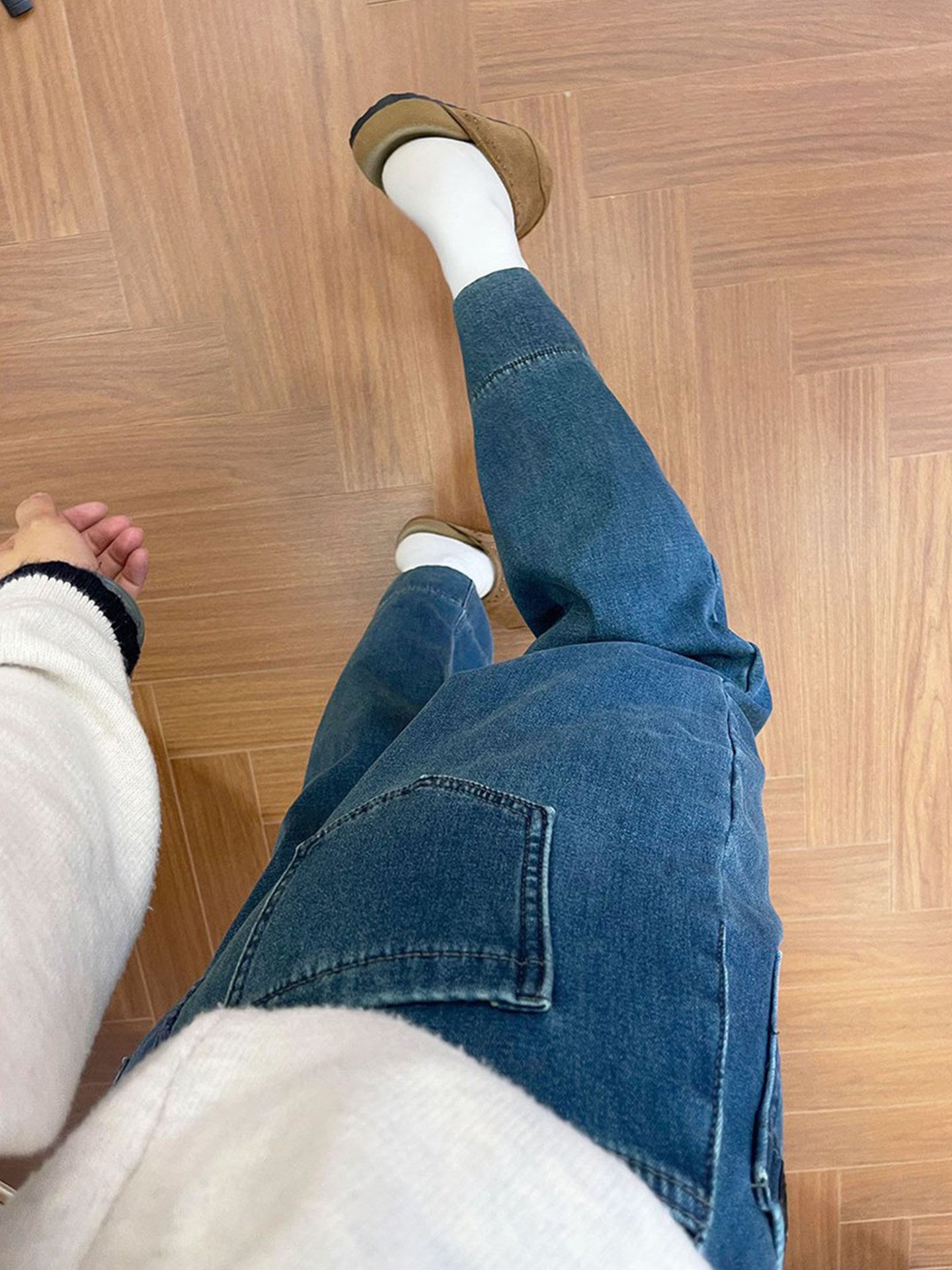 Womens Denim Trousers